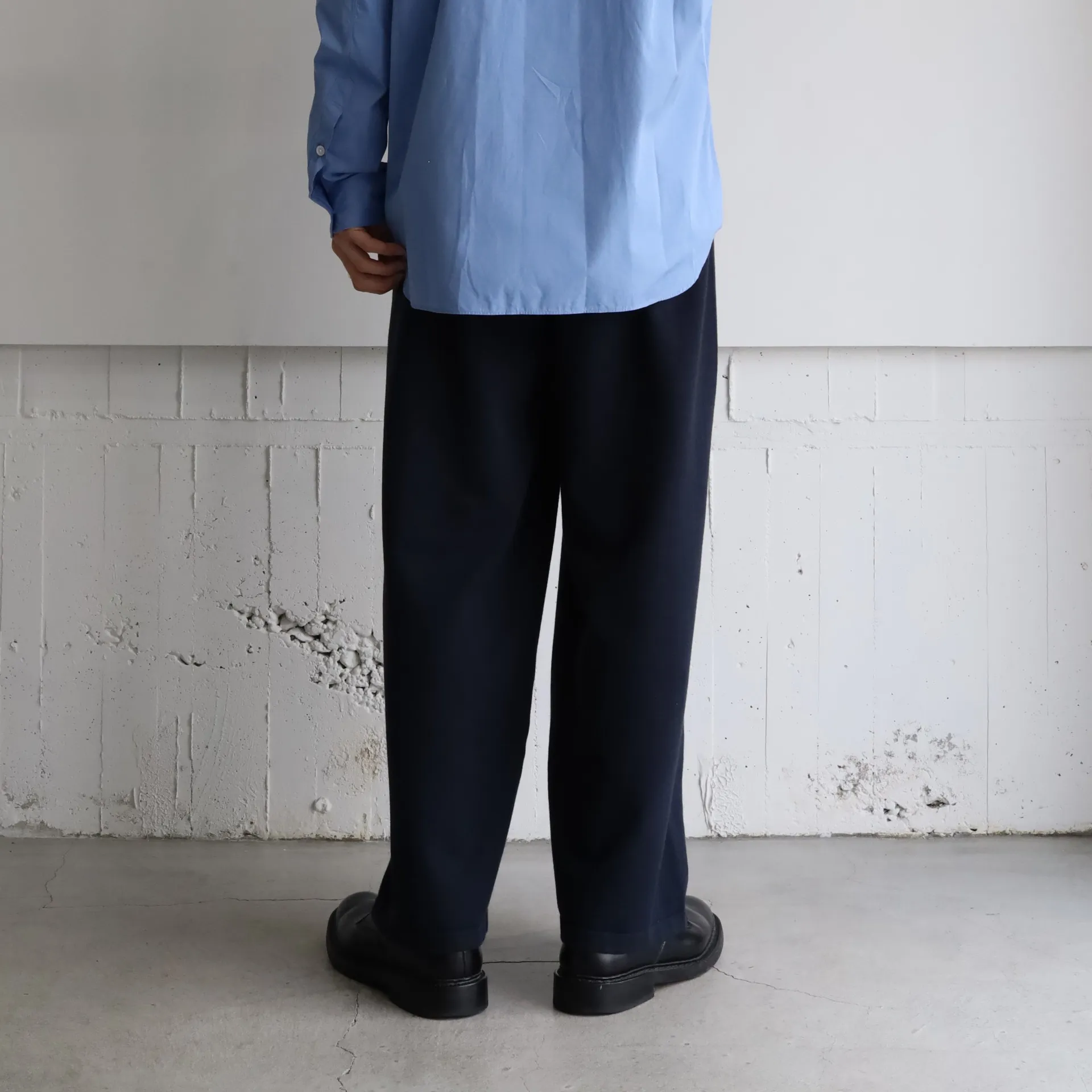 walenode / ウェルノード 】 Cotton cashmere Straight pants 