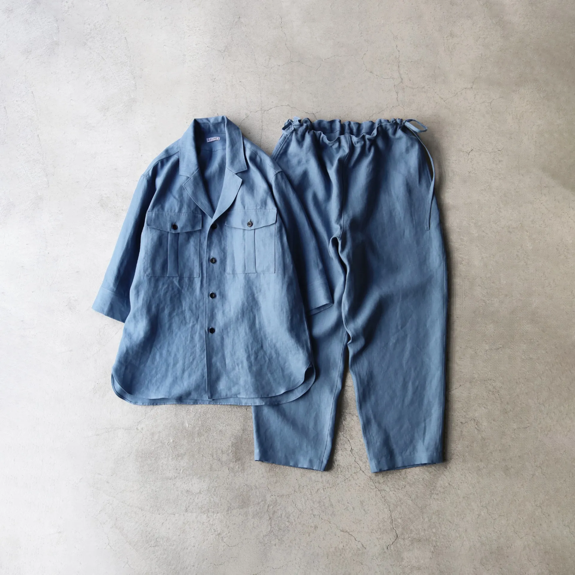 【完売品】RAKINES　LINEN WEATHERリネンシャツ