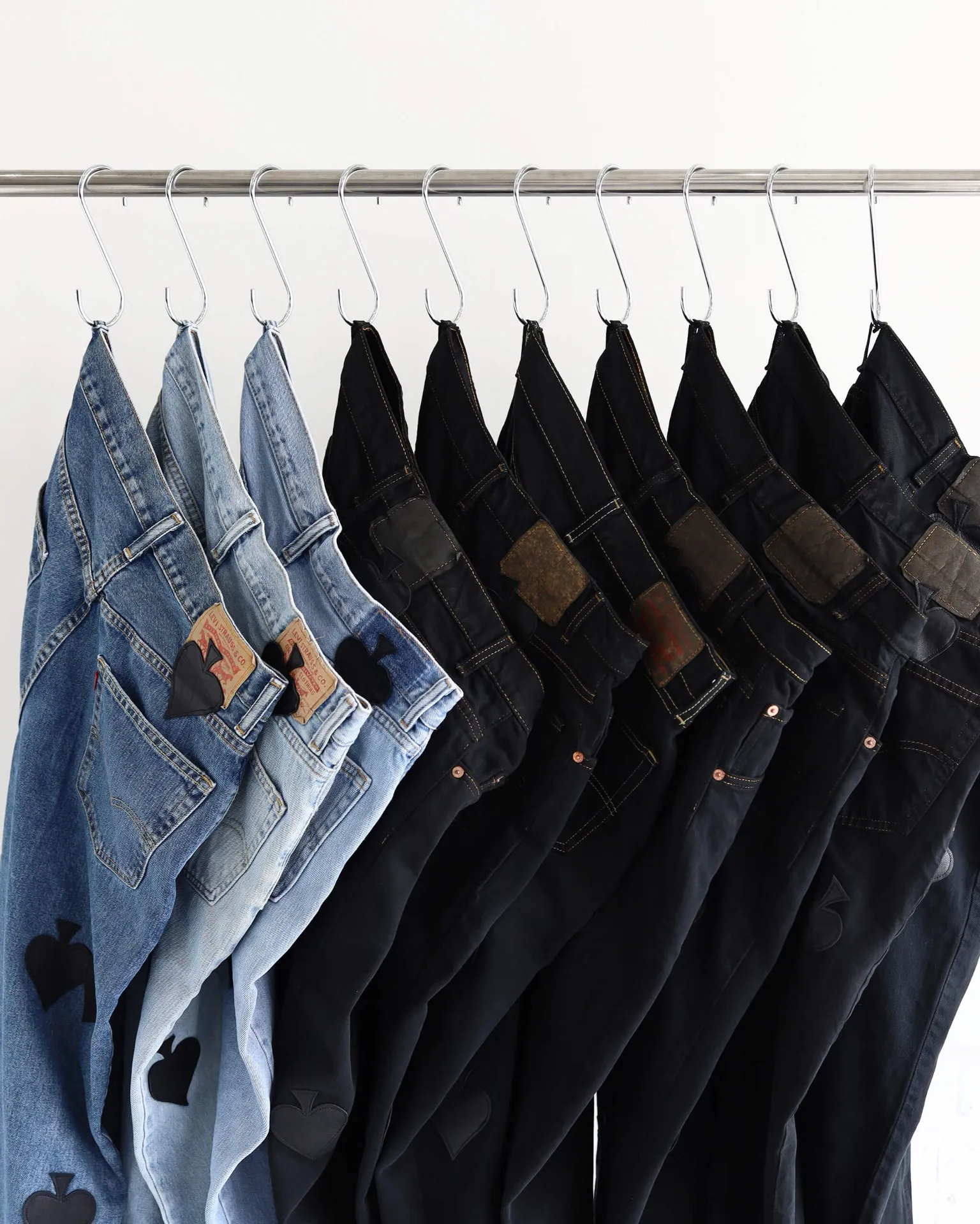 TanC TOKYO - SPADE PATCH BUGGY REMAKE DENIM